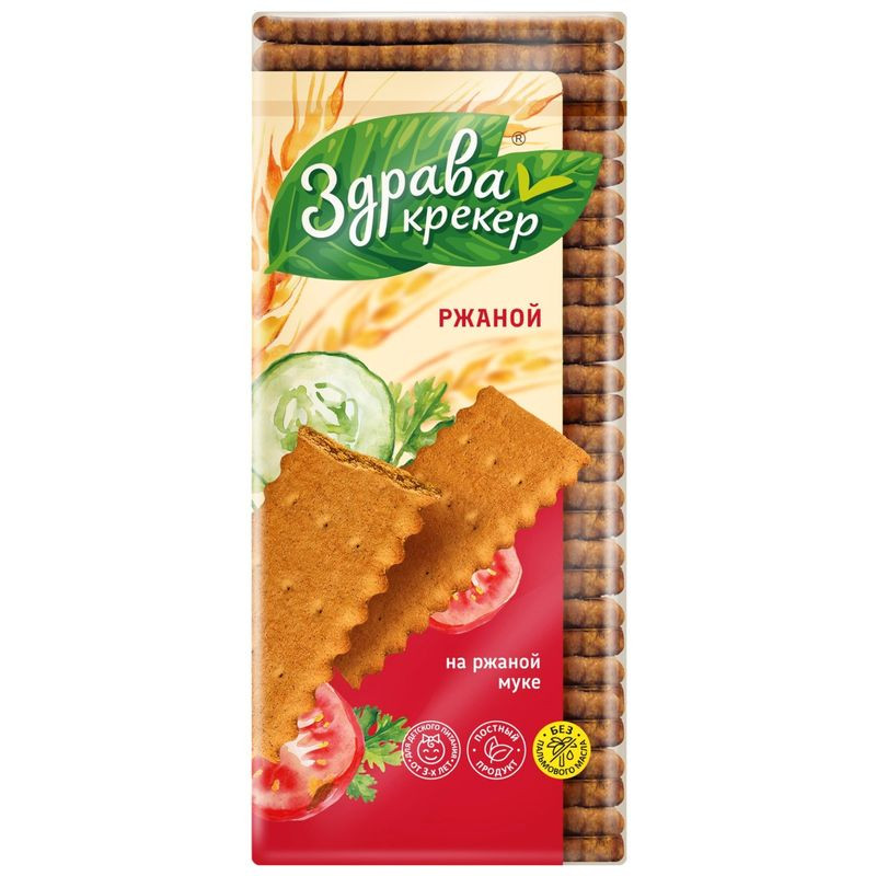Изображение товара Крекер Дымка Здрава ржаной 250г натуральный вкус и качество