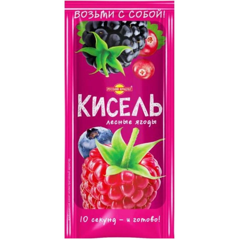 Изображение товара Кисель Русский Продукт лесные ягоды, 30г