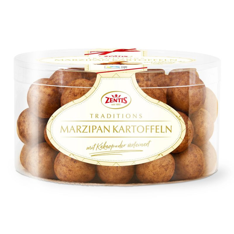 Изображение товара Конфеты марципановые Zentis Marzipan Kartoffeln 250 г в коробке, Германия