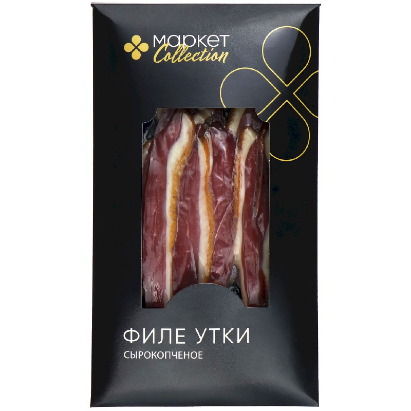 Изображение товара Филе из мяса утки сырокопчёное Маркет Collection, 100г