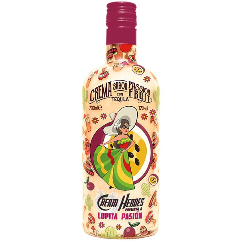 Изображение товара Ликёр Cream Heroes Люпита Пэйжион с ароматом маракуйи 17%, 0.7л