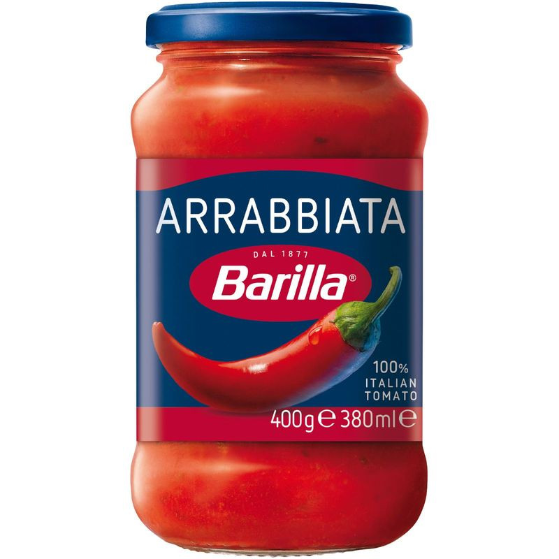Изображение товара Соус Barilla Arrabbiata томатный с перцем чили 400 мл острый