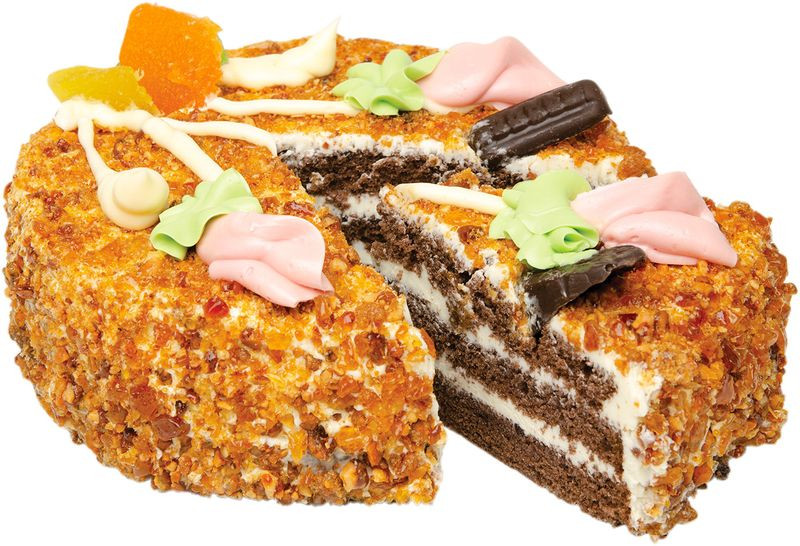 Изображение товара Бисквитный торт Добрынинский Вацлавский с кремом сгущенного молока, 450г