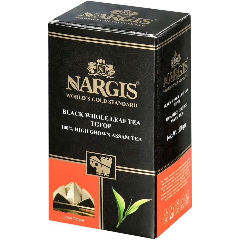 Изображение товара Чай Nargis Assam черный листовой 100г - насыщенный аромат и натуральность