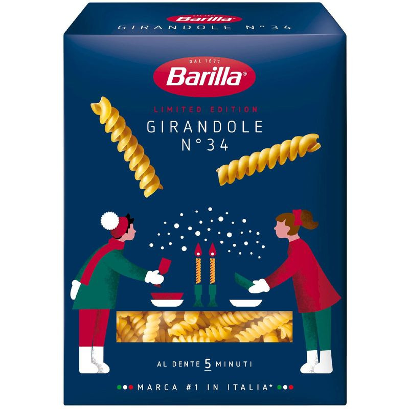 Изображение товара Макароны Barilla Girandole n 34 из твердых сортов пшеницы 450 г