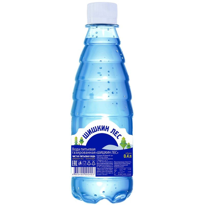 Изображение товара Вода Шишкин лес питьевая газированная, 400мл