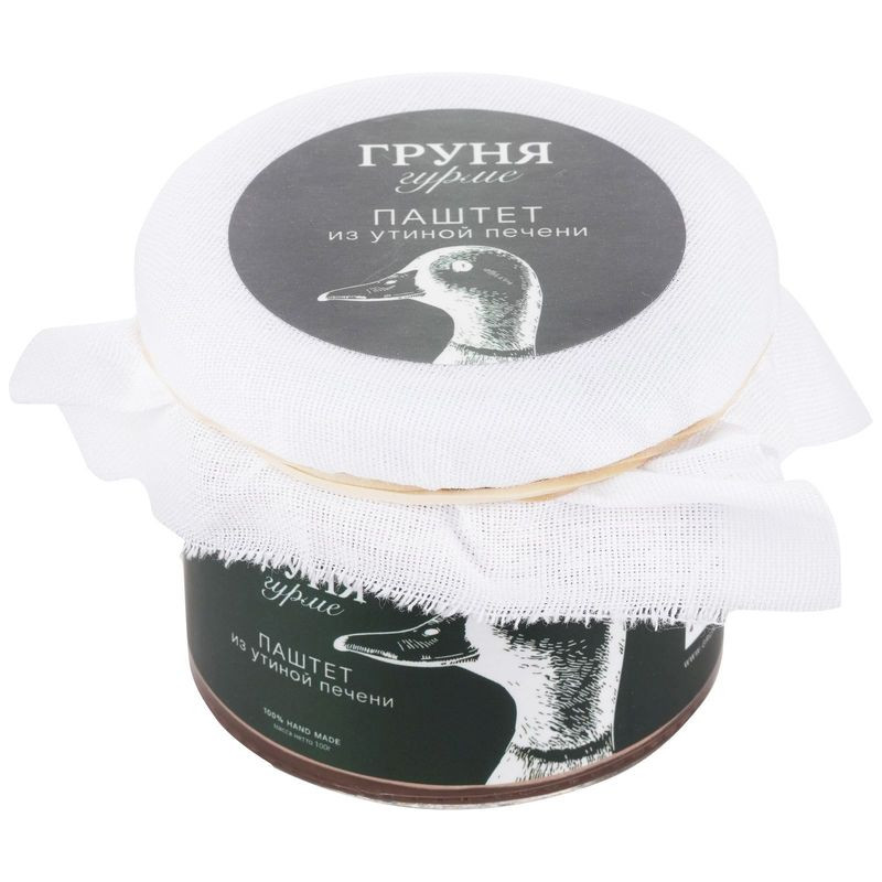 Изображение товара Паштет Груня Гурме из утиной печени 100г