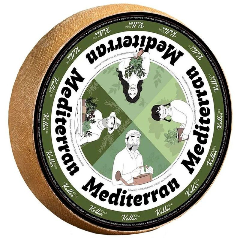 Изображение товара Сыр Медитеран полутвёрдый 45%