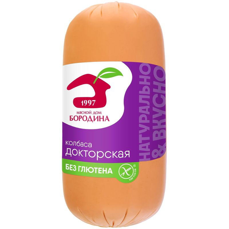 Изображение товара Колбаса варёная МД Бородина Докторская высший сорт 500 г