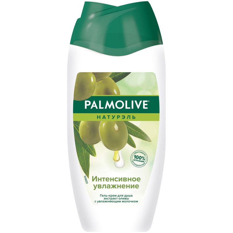 Изображение товара Гель-крем для душа Palmolive Натурэль женский Интенсивное увлажнение с Оливкой и молочком, 250мл