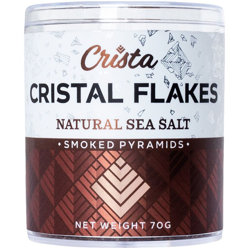 Изображение товара Морская копчёная пищевая соль Crista 70г - натуральный вкус и аромат