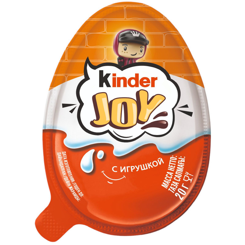 Изображение товара Шоколадное яйцо Kinder Joy Ugly Dolls с игрушкой в ассортименте, 20г