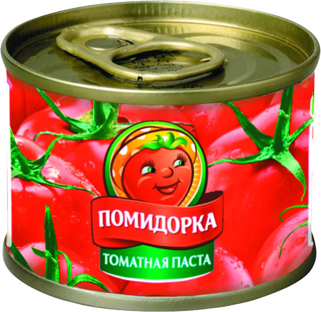 Изображение товара Томатная паста Помидорка пастеризованная, 70г