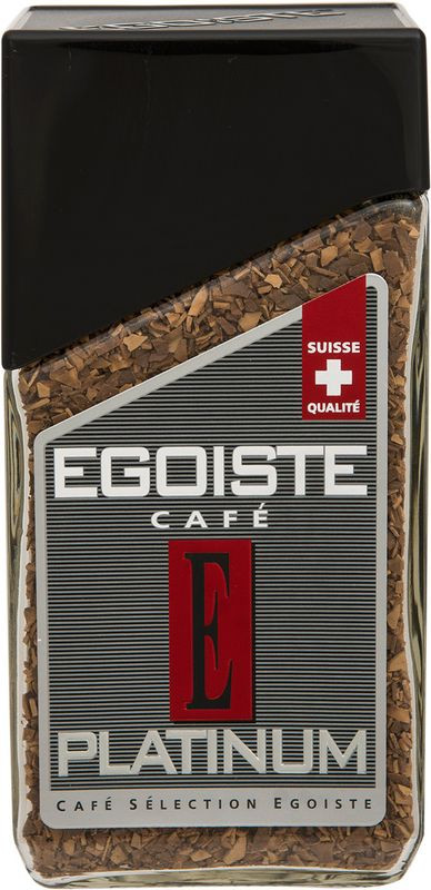 Изображение товара Кофе Egoiste Platinum растворимый 100 г натуральный сублимированный