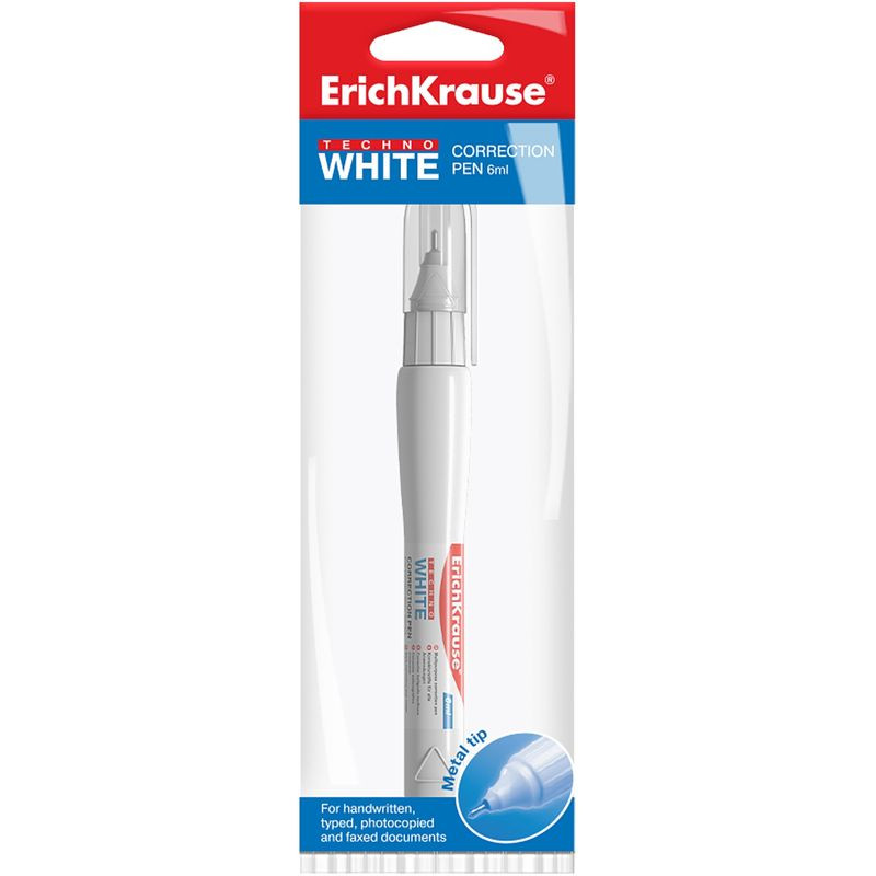 Изображение товара Ручка-корректор ErichKrause Arctic white, 6мл