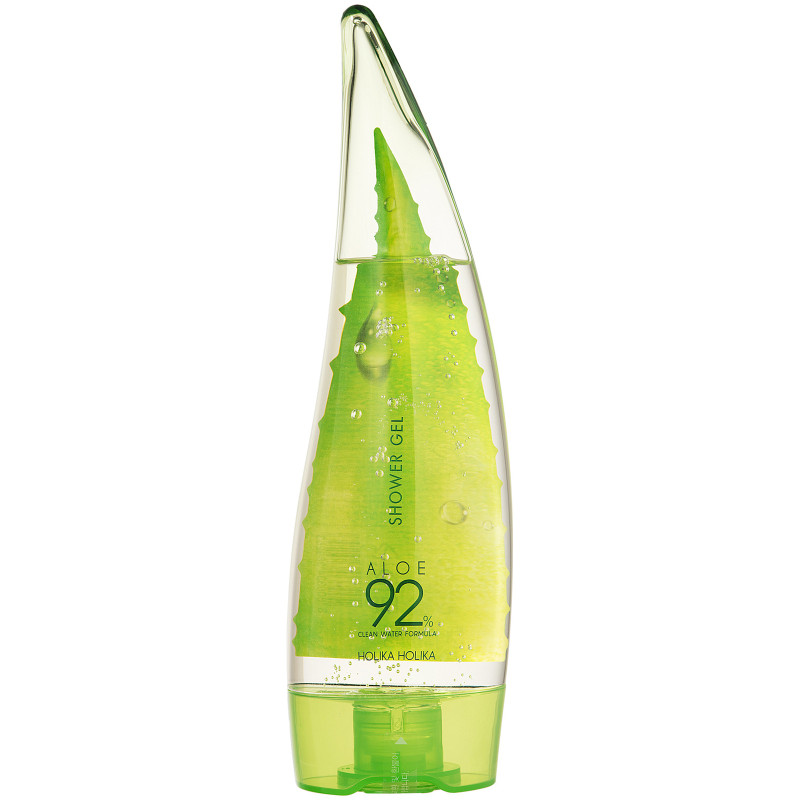 Изображение товара Гель для душа Holika Holika Aloe 92% 250 мл натуральное очищение и увлажнение