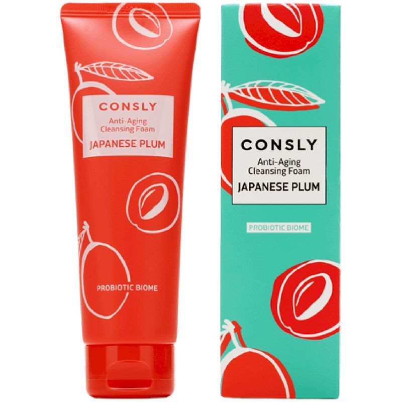 Изображение товара Пенка для умывания Consly с экстрактом японской сливы для зрелой кожи 120мл