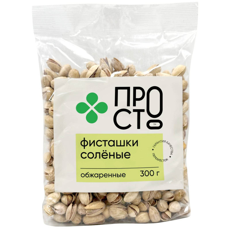 Изображение товара Фисташки солёные жареные в скорлупе Пр!ст 300г — орехи высокого качества и вкуса