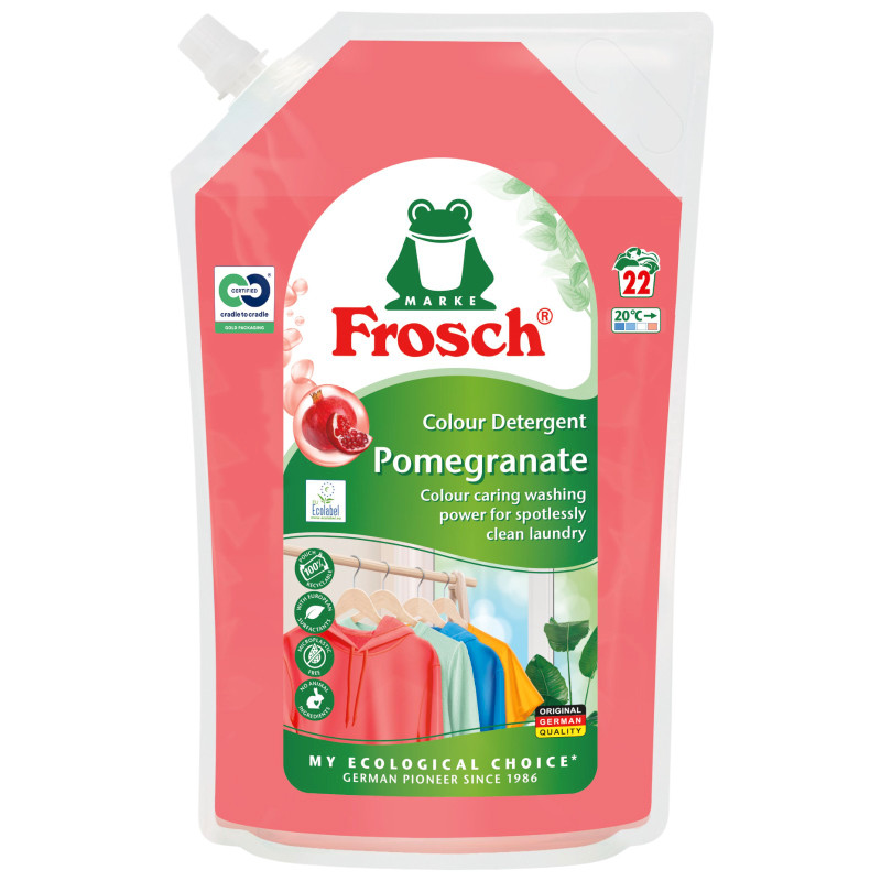 Изображение товара Средство для стирки белья Frosch Гранат жидкое, 1.5л