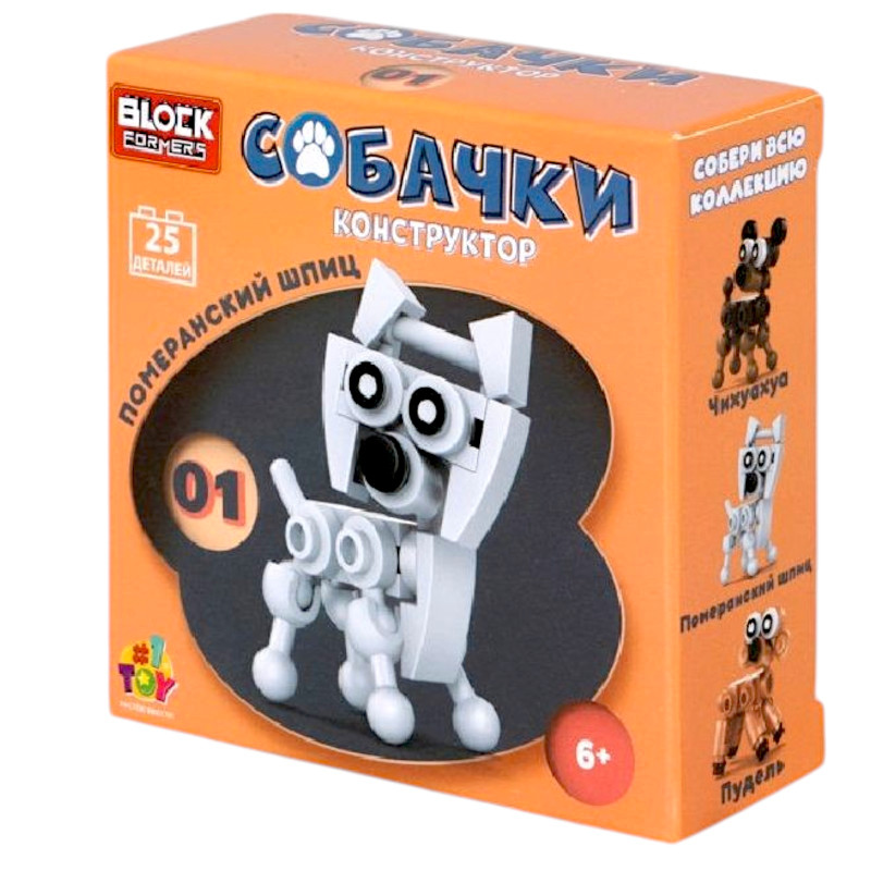 Изображение товара Конструктор 1Toy Собачки в ассортименте