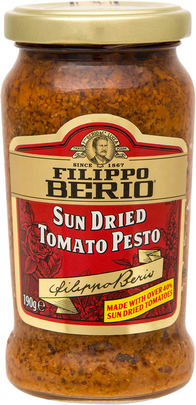 Изображение товара Соус Filippo Berio Песто c томатами, 190мл