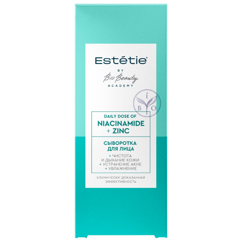 Изображение товара Сыворотка для лица Estetie Niacinamide + Zinc, 30мл