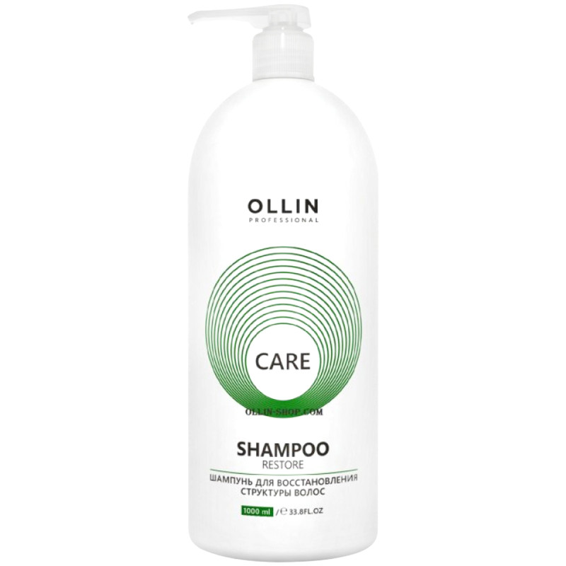 Изображение товара Шампунь Ollin Professional Care для восстановления структуры волос, 1л