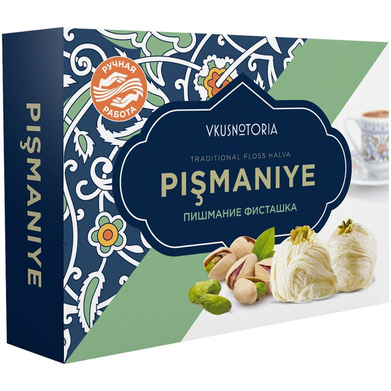 Изображение товара Пишмание Vkusnotoria с фисташками 136г восточная сладость