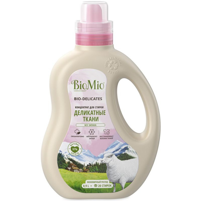Изображение товара Гель BioMio Bio-laundry gel delicates для деликатных тканей 900мл