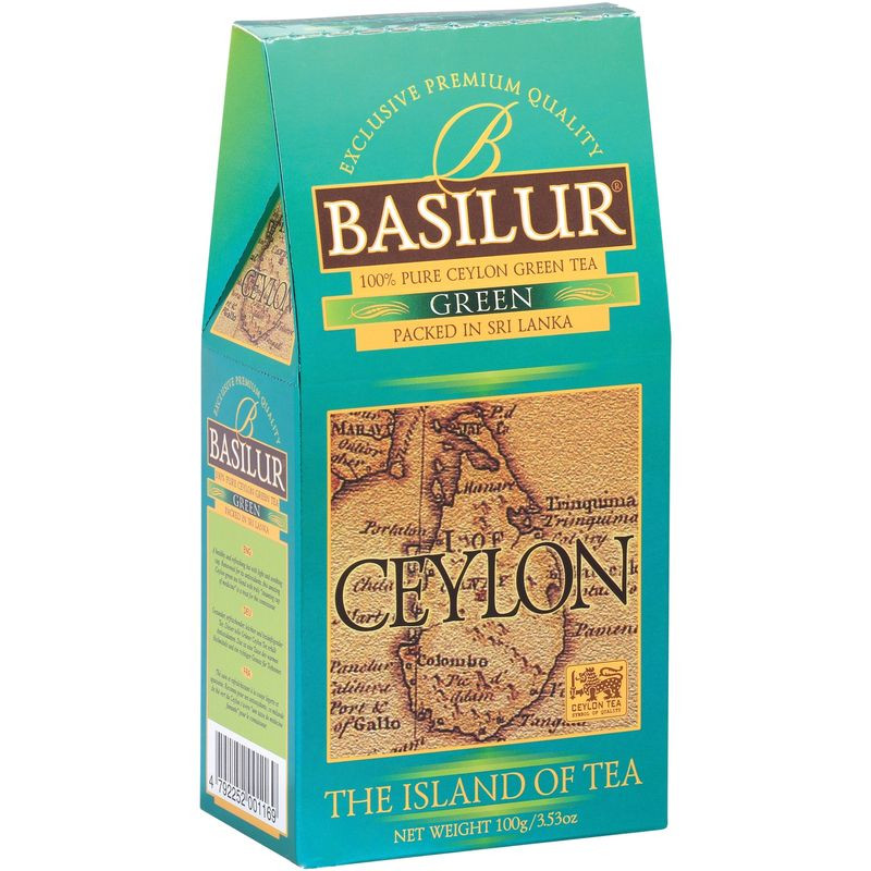 Изображение товара Чай Basilur Цейлон зеленый байховый листовой 100г