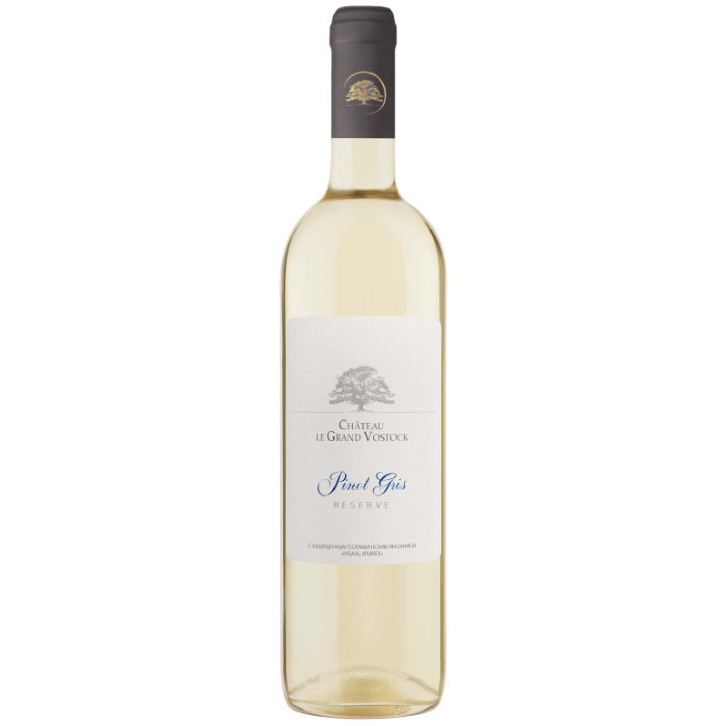 Изображение товара Вино Chateau Le Grand Vostok Pinot Gris Reserve белое сухое 13.5%, 750мл