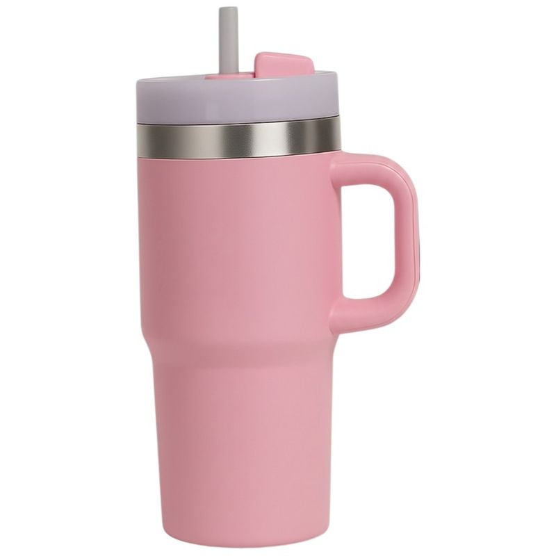 Изображение товара Термокружка с трубочкой 500мл стильная и практичная для активных