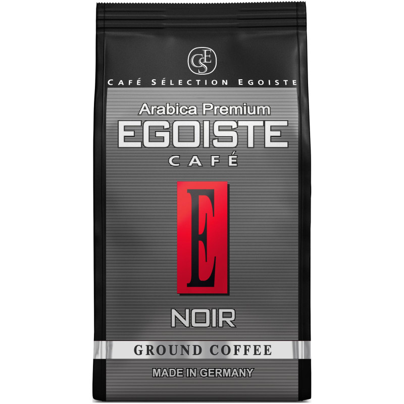 Изображение товара Кофе молотый Egoiste Noir из 100% Арабики Средняя обжарка 250г Германия
