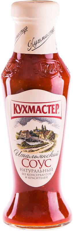 Изображение товара Соус Кухмастер Итальянский 300мл натуральный томатный соус классический