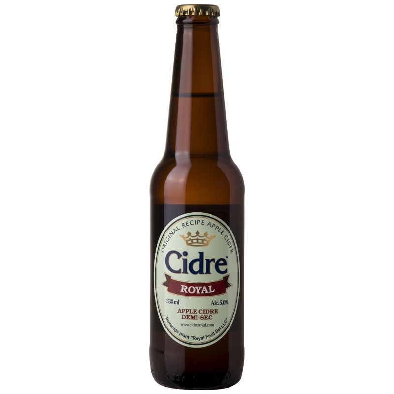 Изображение товара Яблочный полусухой газированный сидр Cidre Royal 330 мл