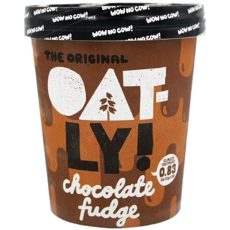 Изображение товара Мороженое Oatly! Шоколадная Помадка овсяное безлактозное 340г