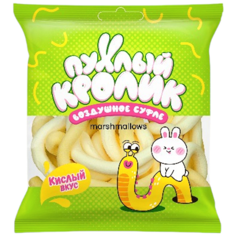 Изображение товара Суфле Пухлый Кролик воздушное со вкусом лимона, 40г
