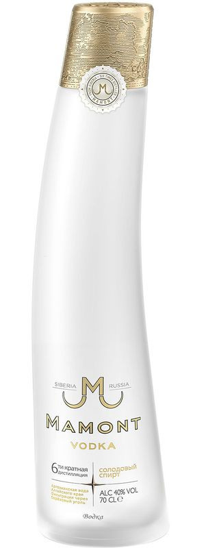 Изображение товара Водка Mamont 40%, 700 мл - мягкий вкус, насыщенный аромат, Россия