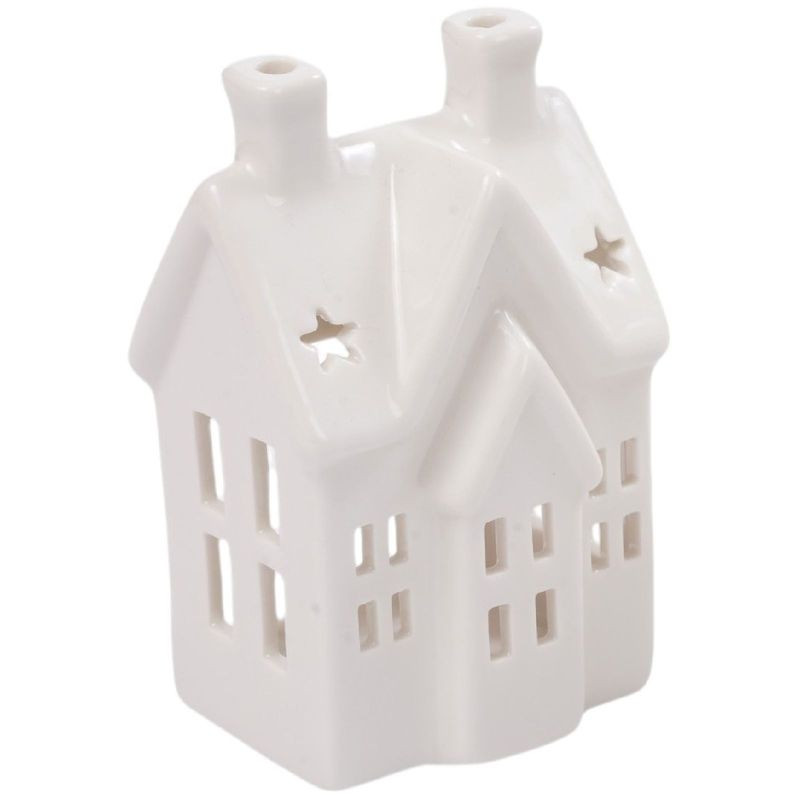 Изображение товара Подсвечник Домик из керамики в ассортименте для уютного интерьера