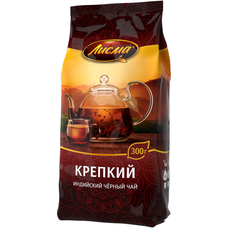 Изображение товара Чай Лисма чёрный крепкий мелколистовой, 300г