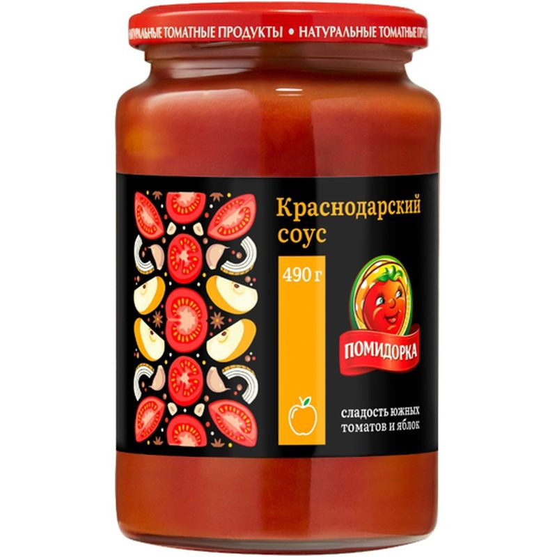 Изображение товара Соус Помидорка Краснодарский 490 мл натуральный томатный соус