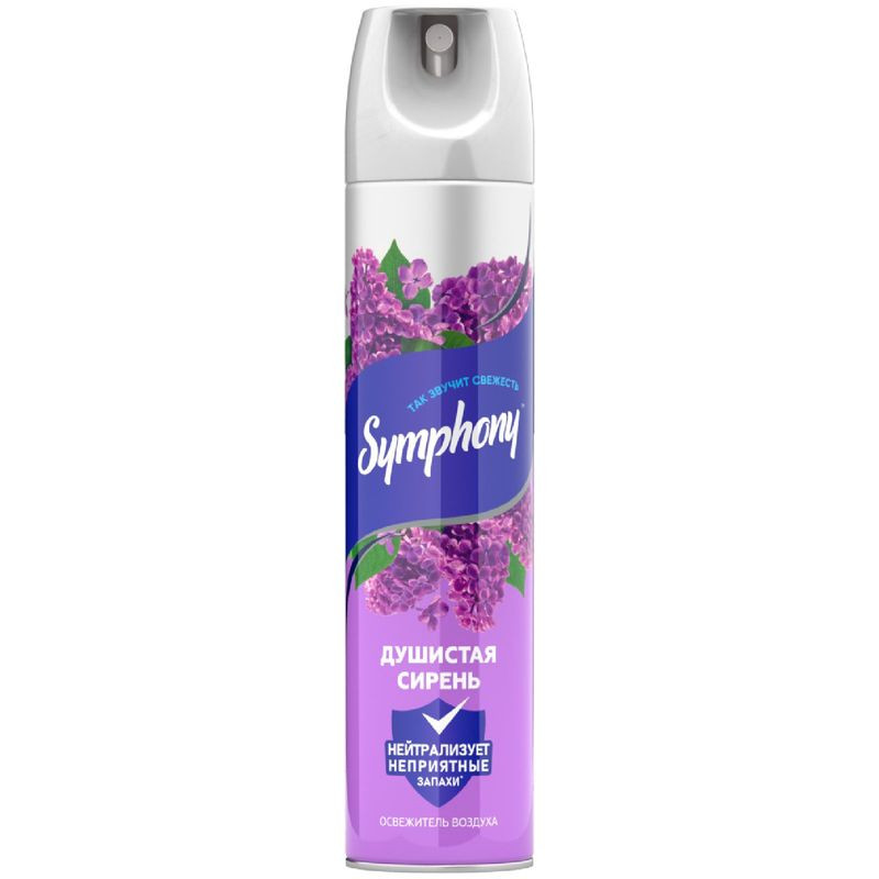 Изображение товара Освежитель воздуха Symphony Душистая сирень 300 мл с приятным ароматом