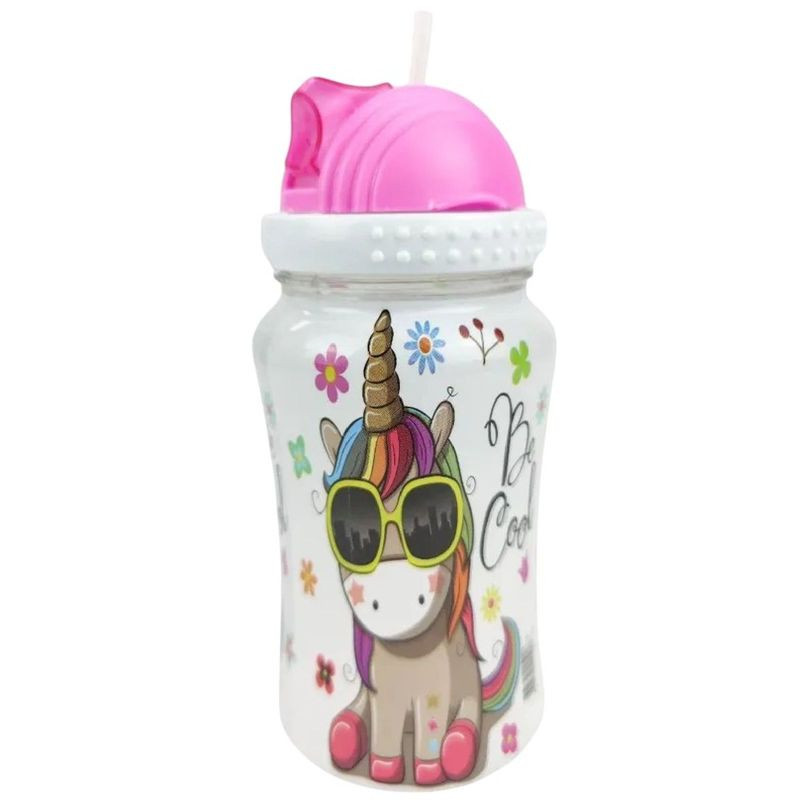 Изображение товара Поильник Qlux Ideas с мягкой трубочкой 400 мл удобный и безопасный для малышей