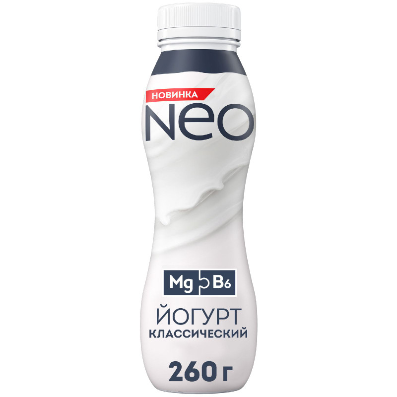 Изображение товара Йогурт Neo Классический обогащенный магнием и витамином B6 1.8%, 260г