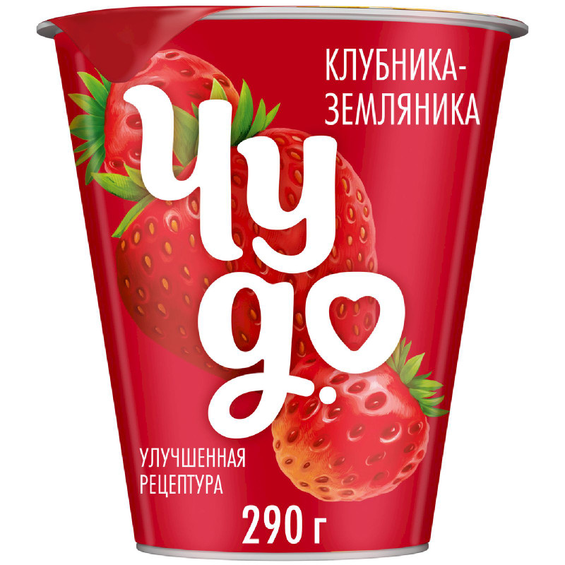 Изображение товара Йогурт Чудо клубника-земляника 2%, 290г