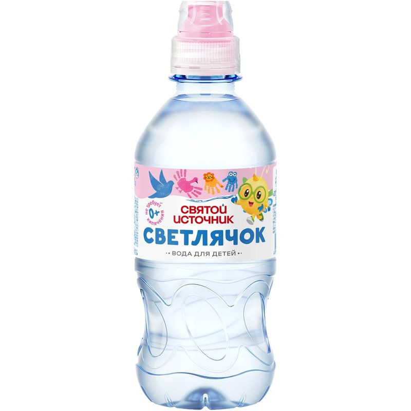 Изображение товара Вода Святой Источник Светлячок артезианская питьевая негазированная в ассортименте, 330мл