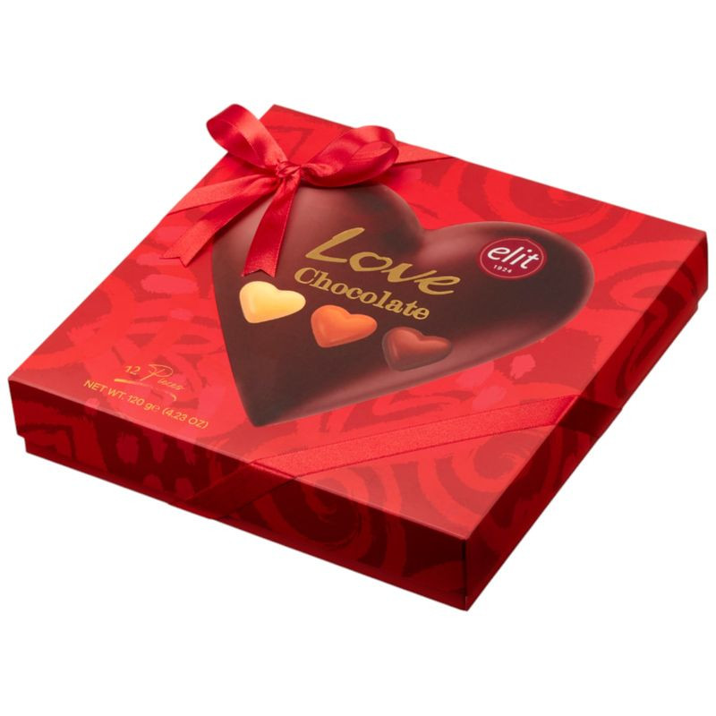 Изображение товара Шоколадные конфеты Elit 1924 Джандуйя с начинкой, 120г, Турция