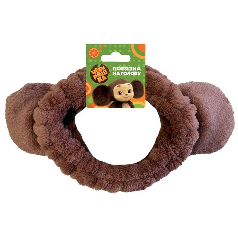Изображение товара Повязка на голову Чебурашка из полиэстера для взрослых и детей