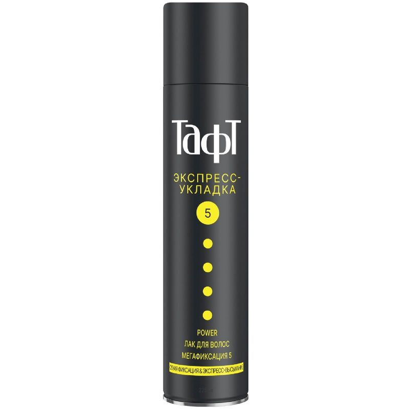 Изображение товара Лак для волос Тафт Power экспресс-укладка мегафиксация 225 мл