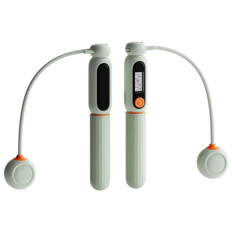 Изображение товара Перезаряжаемая скакалка с утяжелителями в ассортименте для фитнеса